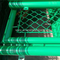 Green PVC Chain Link Mesh Fence